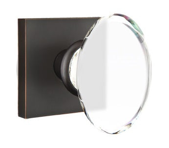 Emtek Hampton knob - Square Rosette