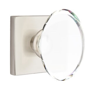 Emtek Hampton knob - Square Rosette