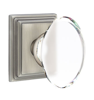 Emtek Hampton Knob with Wilshire Rosette