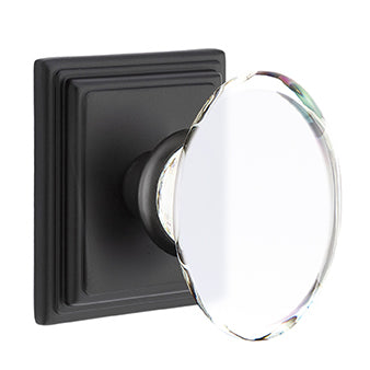 Emtek Hampton Knob with Wilshire Rosette