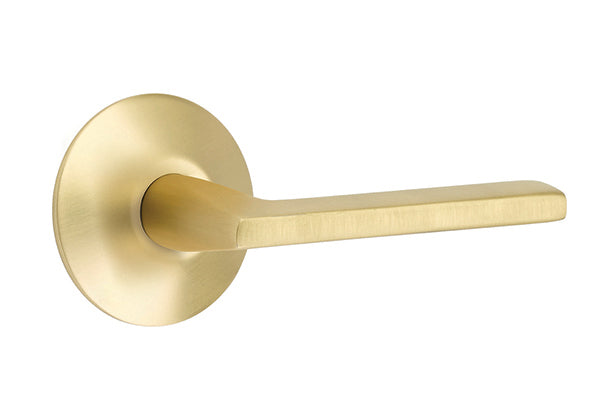 Emtek Helios Lever Handle with Modern Rosette