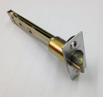 Kwikset 5" backset latch, angle view
