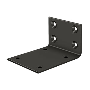 Deltana Solid Brass Jamb Bracket - Oil Rubbed Bronze