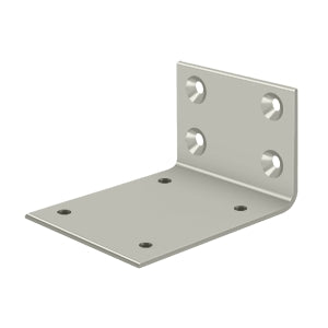 Deltana Solid Brass Jamb Bracket - Brushed Nickel