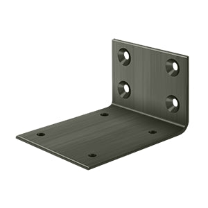 Deltana Solid Brass Jamb Bracket - Antique Nickel