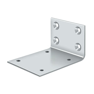 Deltana Solid Brass Jamb Bracket - Polished Chrome
