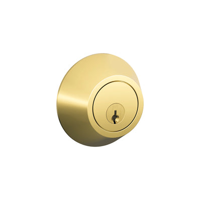 Dexter JD60 Deadbolt in Bright Brass
