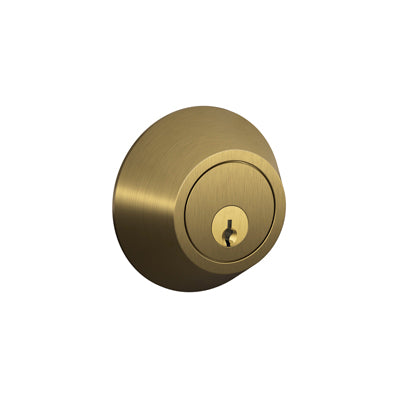 Dexter JD60 Deadbolt in Antique Brass