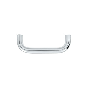 Deltana Solid Brass 3 Inch Wide Wire Pull - Polished Chrome