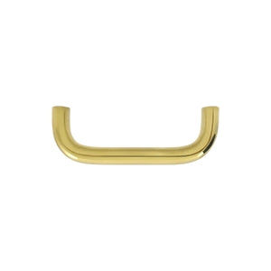 Deltana Solid Brass 3 Inch Wide Wire Pull - Polished Brass