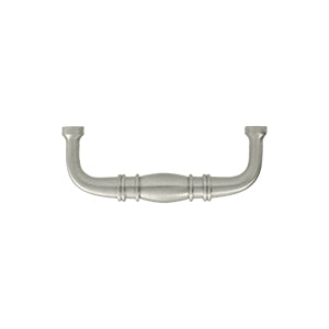 Deltana Solid Brass 3 Inch Colonial Wire Pull - Brushed Nickel