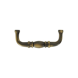 Deltana Solid Brass 3 Inch Colonial Wire Pull - Antique Brass