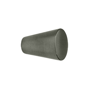 Deltana Solid Brass Cone Cabinet Knob - Antique Nickel