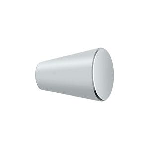 Deltana Solid Brass Cone Cabinet Knob - Polished Chrome