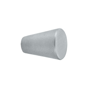 Deltana Solid Brass Cone Cabinet Knob - Brushed Chrome