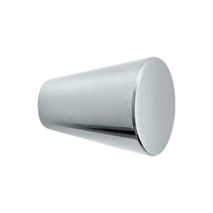 Deltana Solid Brass Cone Cabinet Knob - Polished Chrome