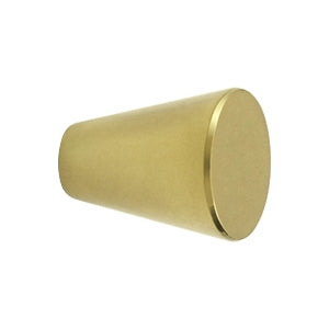 Deltana Solid Brass Cone Cabinet Knob - Polished Brass