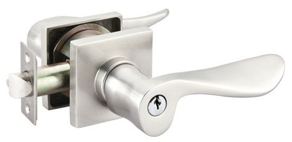 Emtek Luzern Keyed Entrance Lever Square Rosette