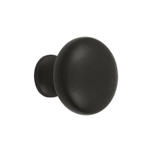 Deltana Solid Brass Round Hollow Knob - Oil Rubbed Bronze