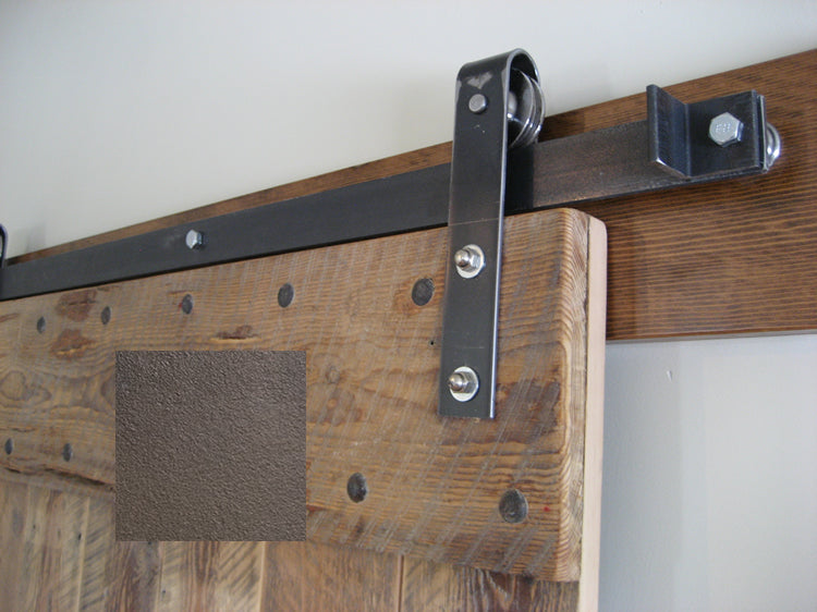 Leatherneck Single Barn Door Kit - Painted Bronze - 402 Hanger Style