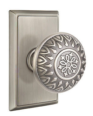 Emtek Lancaster Knob - Rectangular Rosette