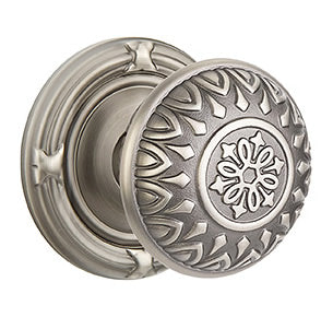 Emtek Lancaster Knob - Ribbon and Reed Rosette