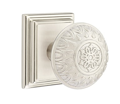 Emtek Lancaster Knob with Wilshire Rosette