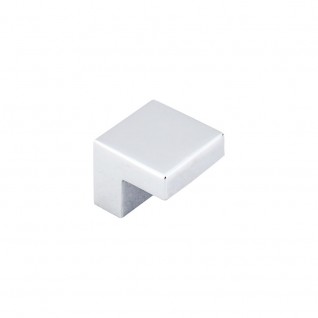 Top Knobs Nouveau Square Cabinet Knob in Polished Chrome