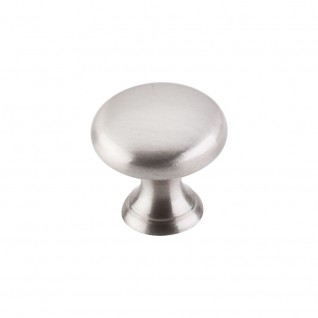 Top Knobs Asbury Mushroom Knob in Brushed Satin Nickel