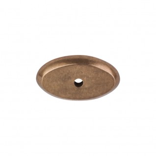 Top Knobs Aspen Oval Backplate in Light Bronze