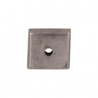 Top Knobs Aspen Square Backplate in Silicone Bronze Light
