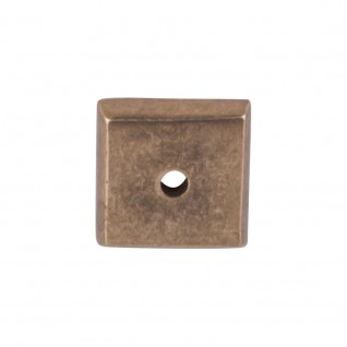 Top Knobs Aspen Square Backplate in Light Bronze