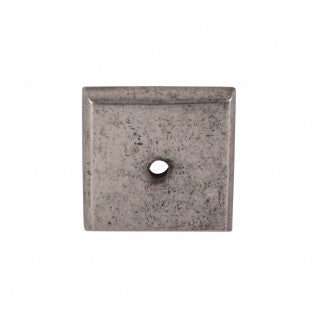 Top Knobs Aspen Square Backplate in Silicone Bronze Light
