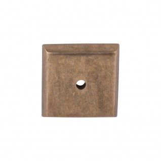 Top Knobs Aspen Square Backplate in Light Bronze