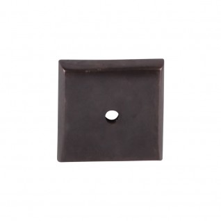 Top Knobs Aspen Square Backplate in Medium Bronze