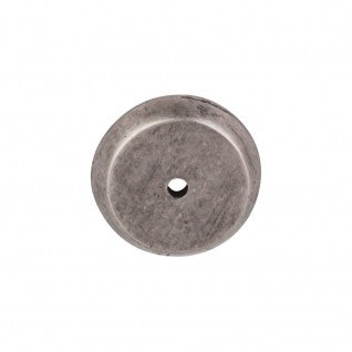 Top Knobs Aspen Round Backplate in Silicone Bronze Light