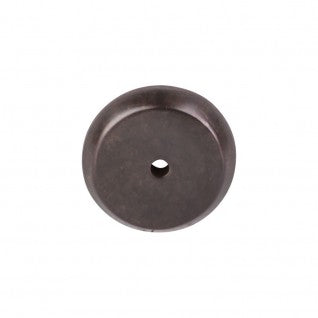 Top Knobs Aspen Round Backplate in Medium Bronze