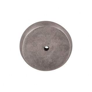 Top Knobs  Aspen Round Backplate in Silicone Bronze Light