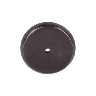 Top Knobs Aspen Round Backplate in Medium Bronze