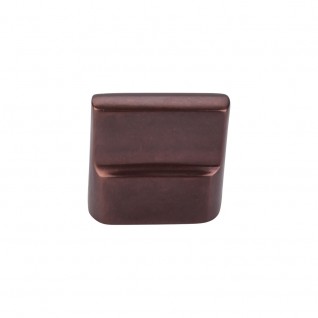 Top Knobs Aspen Flat Sided Knob in Mahogany Bronze