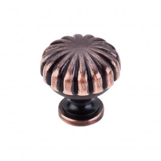 Melon Knob 1 1/4 Inch Tuscan Bronze