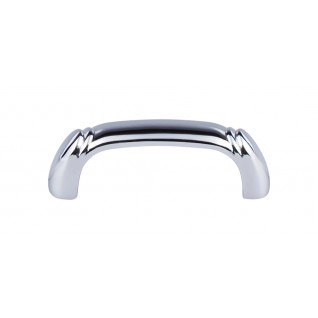 Top Knobs Tuscany Dover D Pull in Polished Chrome