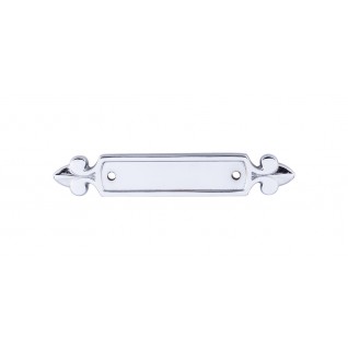Top Knobs Tuscany Dover Backplate Polished Chrome