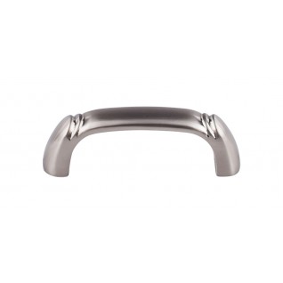 Top Knobs Tuscany Dover D Pull in Brushed Satin Nickel