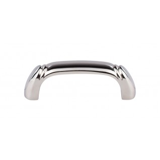 Top Knobs Tuscany Dover D Pull in Polished Nickel