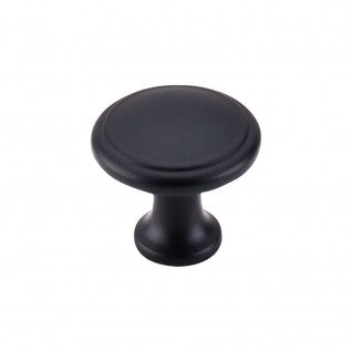 Top Knobs Nouveau Cabinet Knob in Flat Black