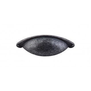 Top Knobs Somerset Cup Pull in Black Iron