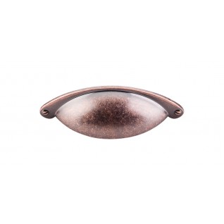 Top Knobs Somerset Cup Pull in Antique Copper