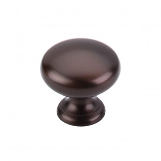 Top Knobs Round Cabinet Knob in Oil Rubbed Bronze