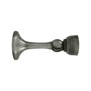 Deltana Solid Brass 3 inch Magnetic Door Holder - Antique Nickel